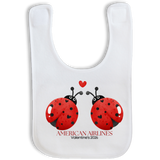 AA - Valentine 2026 Love Bugs Baby Bib