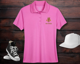 American Airlines Wicking Polo 1940's Logo Ladie's Retiree