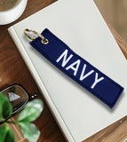 Navy Key Tag