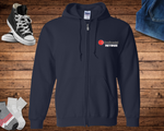 Continental Airlines Retiree Zip Hooded Sweatshirt