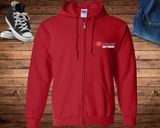 Sweat-shirt à capuche zippé pour retraités de Continental Airlines