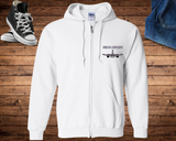 Delta Retiree Zipped Hooded Sweatshirt
