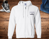 Alaska Retiree Zip Hooded Sweatshirt