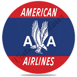 AA 40's Logo Red/Blue Coaster