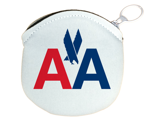 American Airlines 1968 Logo Round Coin Purse