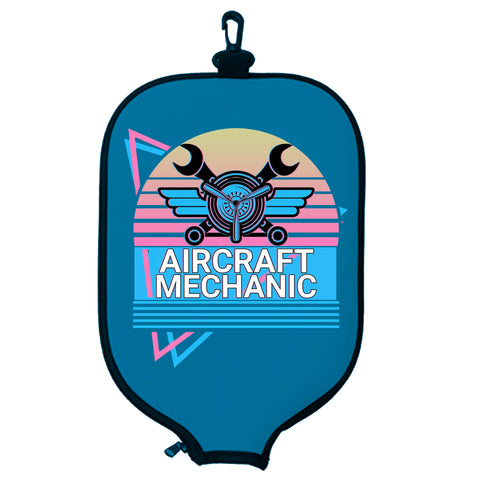 Aircraft Mechanic - Pickleball Paddle Cover