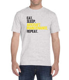 Eat Sleep Aircraft Maintenance Repeat T-Shirt