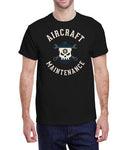 Aircraft Maintenance Skull T-shirt