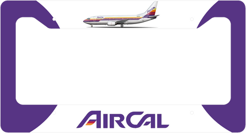 Aircal Livery - License Plate Thick Frame