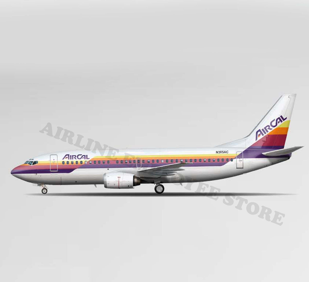 Aircal Boeing 737 Decal Stickers – Airline Employee Shop