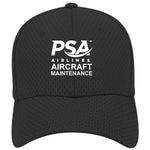 PSA Aircraft Maintenance Mesh Black Cap *A&P LICENSE REQUIRED*