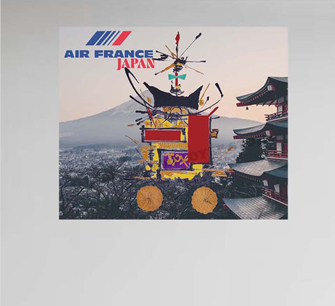 Air France Japan Poster Design Decal Stickers