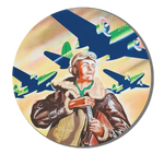 Vintage Air Man Round Magnet