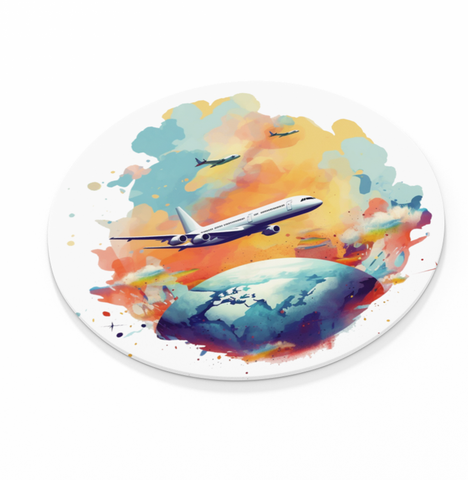 Water color -  Round Coaster
