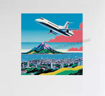Airplane At Sea Decal Stickers