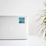 Airplane At Sea Decal Stickers