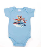 Airplane Bear Design Infant Bodysuit