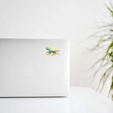 Airplane Flying In The Clouds Decal Stickers