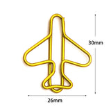 Airplane Metal Paper Clips