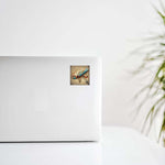Map Airplane Design Decal Stickers