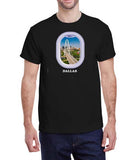 Porthole View Of Dallas TX T-Shirt