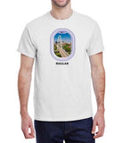 Porthole View Of Dallas TX T-Shirt