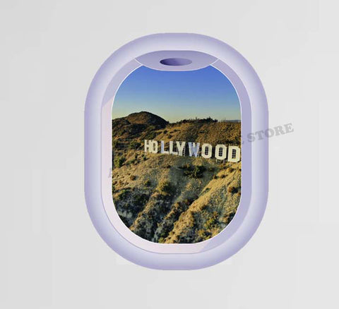 Porthole View Of Hollywood Decal Stickers