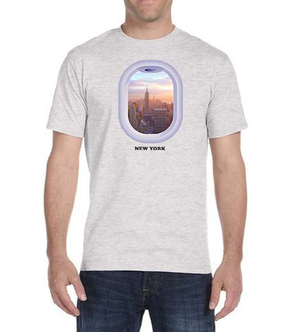 Porthole View Of New York City T-Shirt