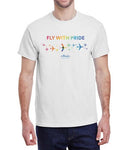 Alaska Airlines Fly With Pride T-shirt