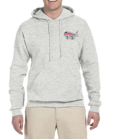 American Airlines 767 Livery Hooded Sweatshirt