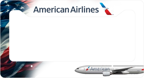 American Airlines - License Plate Thick Frame