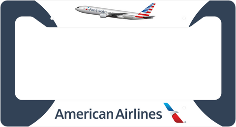 American Airlines Livery - License Plate Thick Frame