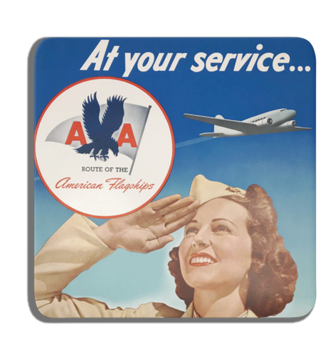 At Your Service AA - Square Coaster