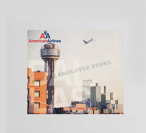 American Airlines Dallas Skyline Decal Stickers