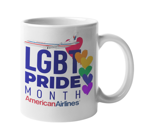 American Eagle Livery LGBT Pride Month Coffee Mug