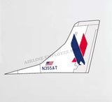 American Eagle Tail Decal Stickers