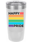 AA Rainbow Happy Pride Tumbler