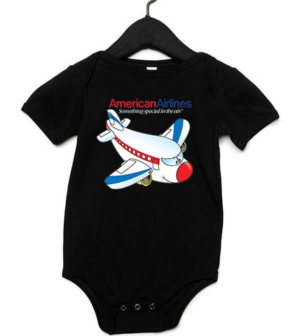 American Airlines Something Special Cartoon Jet Infant Bodysuit