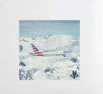 American Airlines Livery Over Ice Decal Stickers