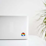 AA Pride Round Decal Stickers