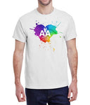 AA Pride Watercolor Heart T-shirt