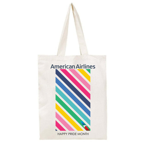 AA Rainbow Stripes Tote Bag