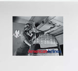 American Airlines Flight Attendant Black And White Vintage Decal Stickers