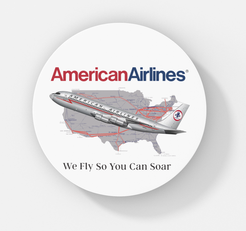 We Fly So You Can Soar AA - Round Magnet