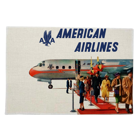 American Airlines Vintage - Linen Placemats (A SET OF 4)