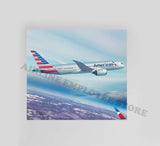 American Airlines Flight Decal Stickers