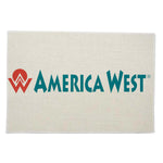 America West Logo - Linen Placemats (A SET OF 4)