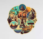 Destination Collage Stickers