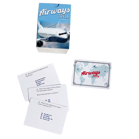 Airways Trivia (Beginners Edition) 200 Card Trivia Game