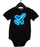 Baby Blue Plane Infant Bodysuit